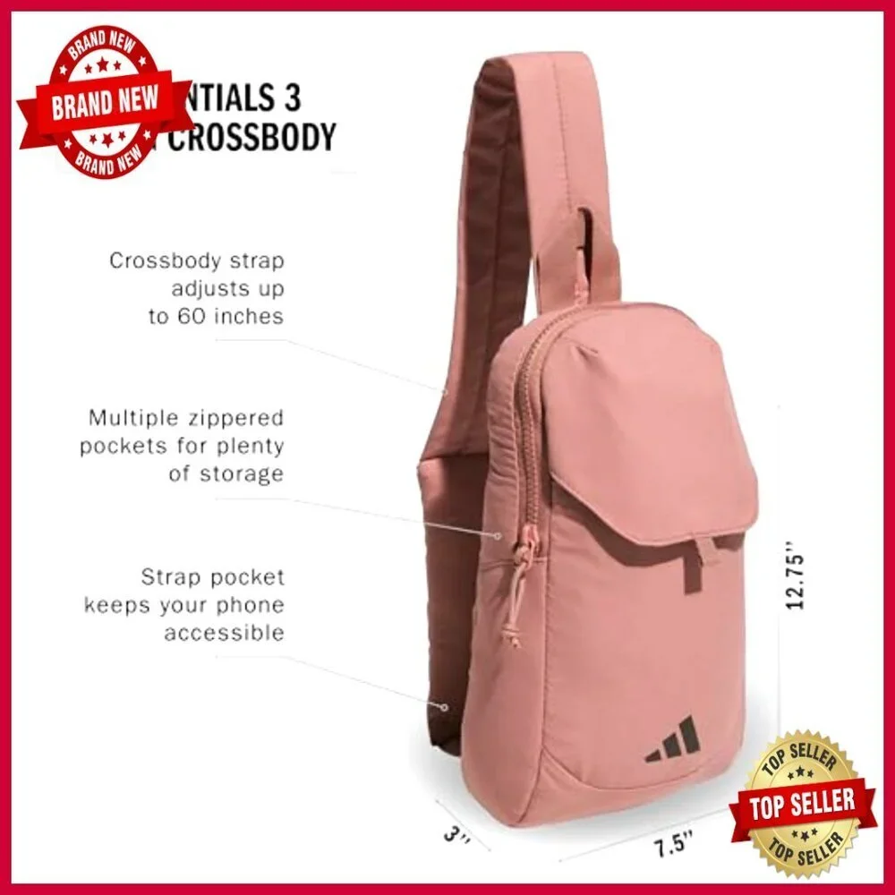 Lightweight Athletic Sling Bag with Adjustable Strap and Phone Pocket